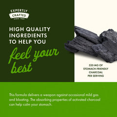 Swanson Activated Charcoal bloating relief scene in real life