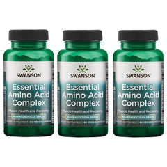 Swanson Ajipure 9 essential amino acids capsules for muscle support and recovery
