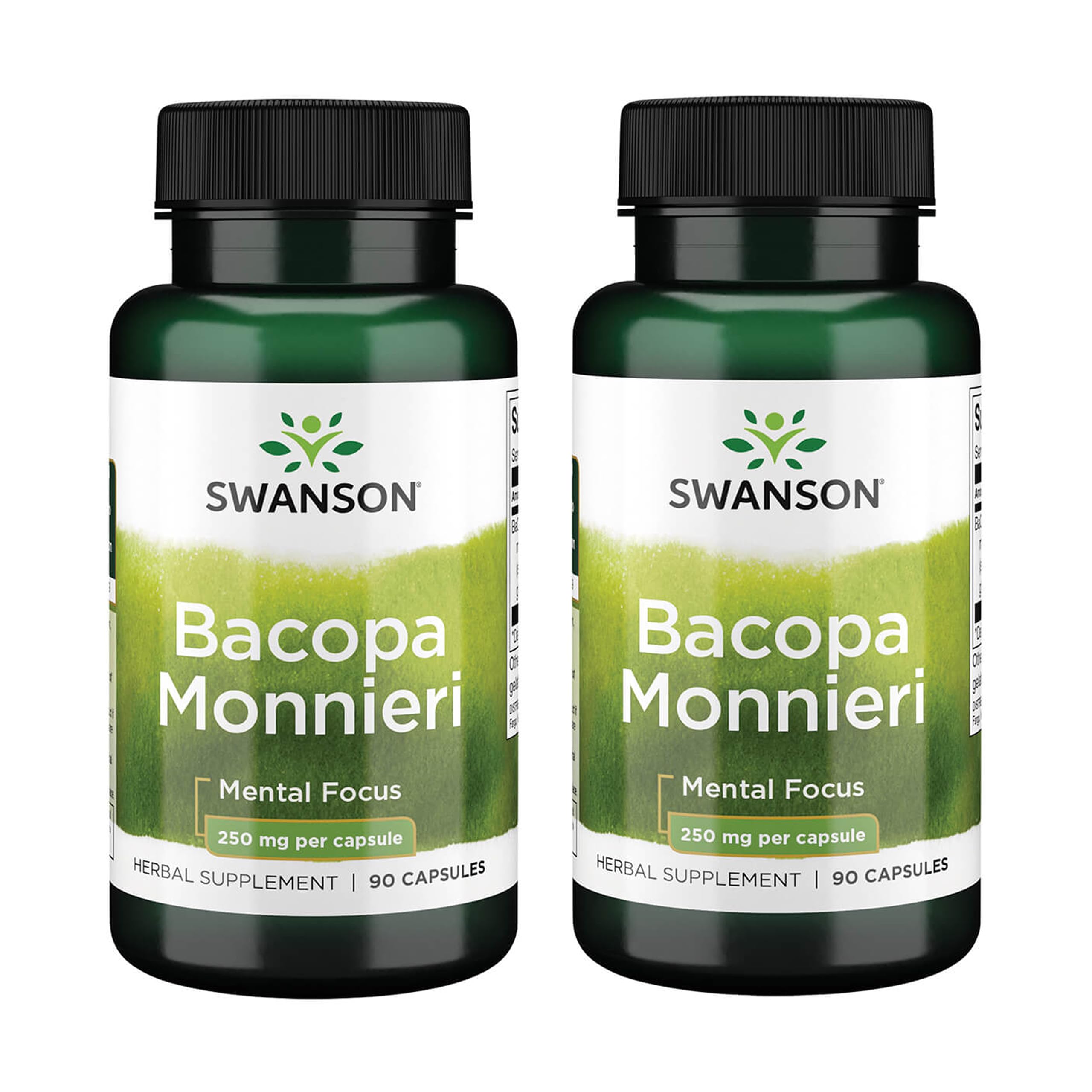 Swanson Bacognize 250 mg bottle for daily focus support.