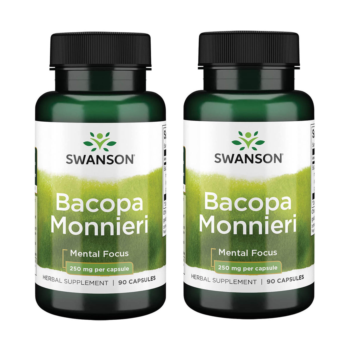 Swanson Bacognize 250 mg bottle for daily focus support.