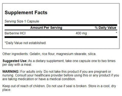 Swanson Berberine bottle pour shows easy daily dosage for heart health