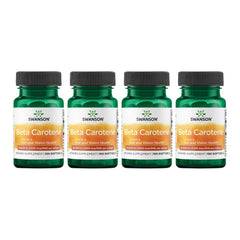 Swanson Beta-Carotene softgel bottle front highlighting eye health support potential