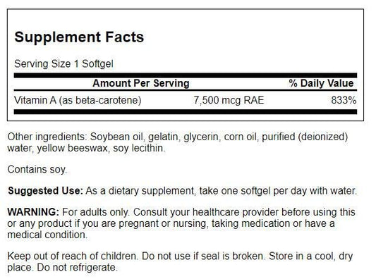 Swanson Beta-Carotene softgels lineup emphasizes convenient daily use and immune health support