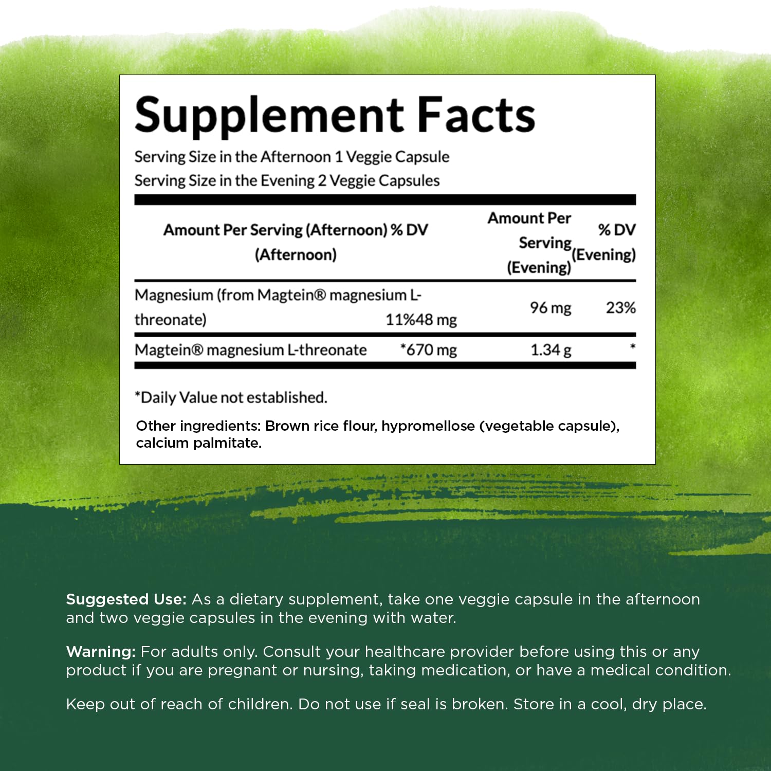 Swanson brain health supplement packaging highlighting magnesium L-Threonate benefits