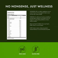 Swanson collagen hydrolysate powder scoop facilitates easy measurement of daily portions.