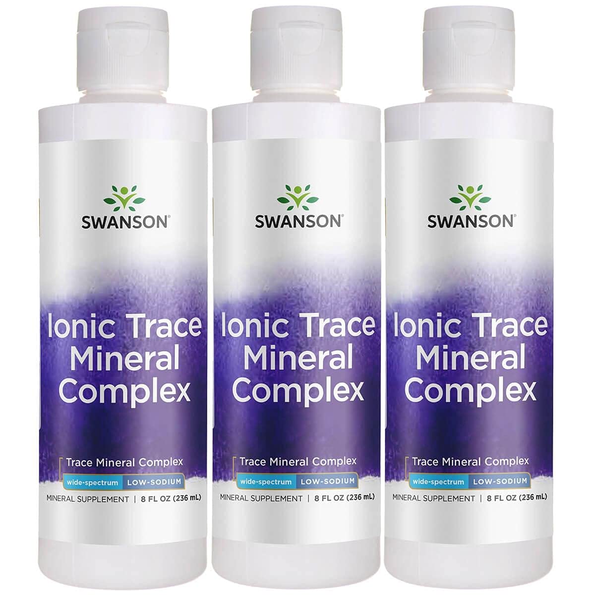 Swanson Concentrace bottle ready for daily mineral supplementation.