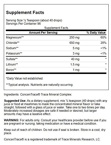 Swanson Concentrace drops being poured into a glass for easy use.
