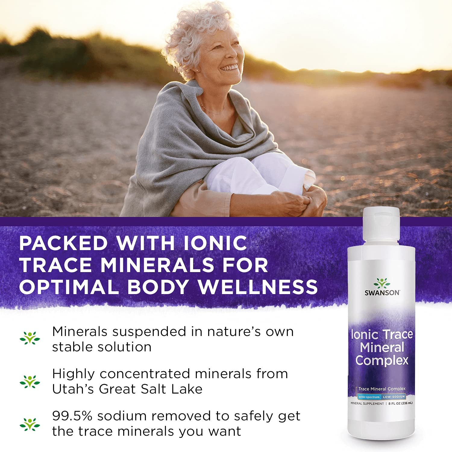 Concentrace drops being added to water for easy incorporation.
