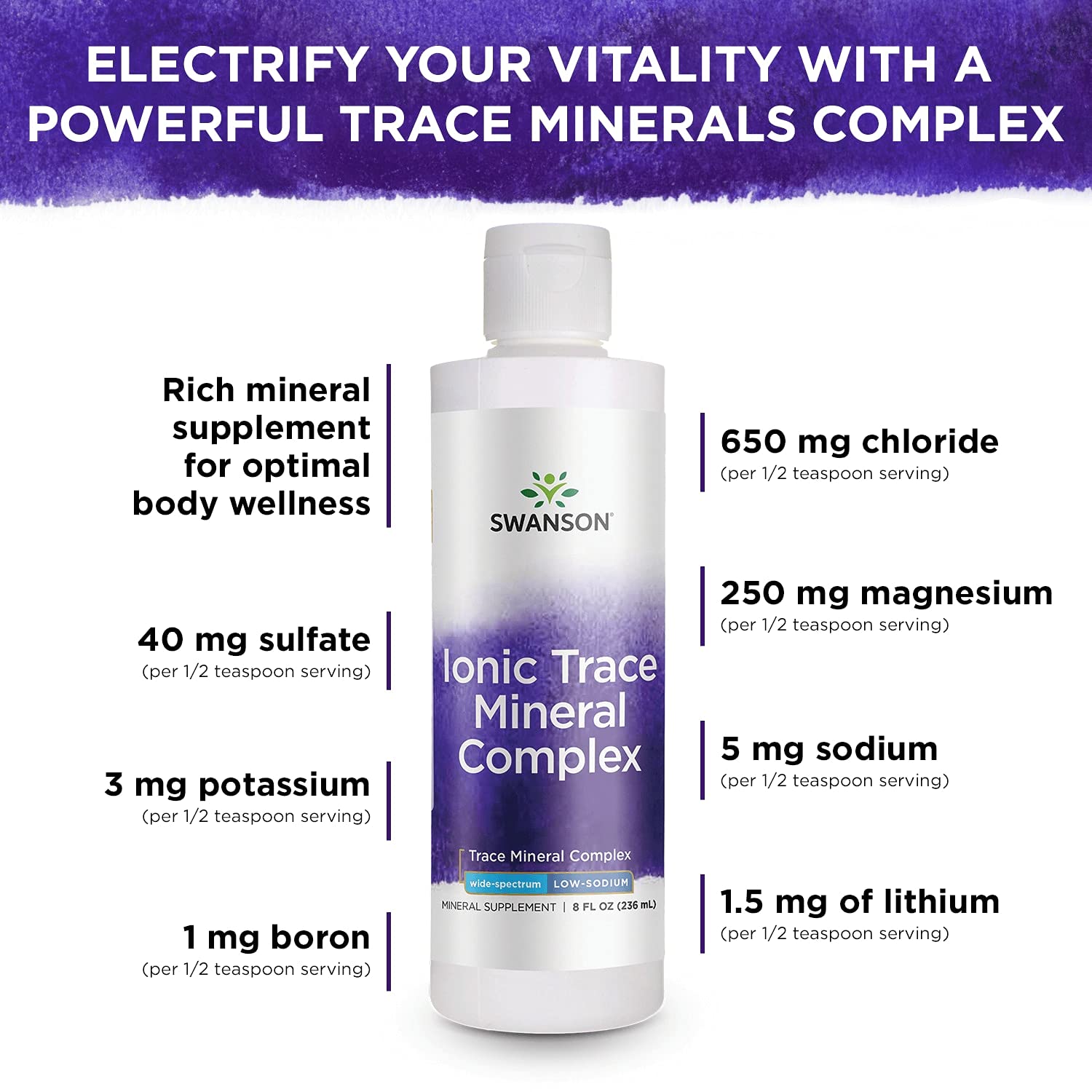 Swanson Concentrace smoothie with mineral enrichment.