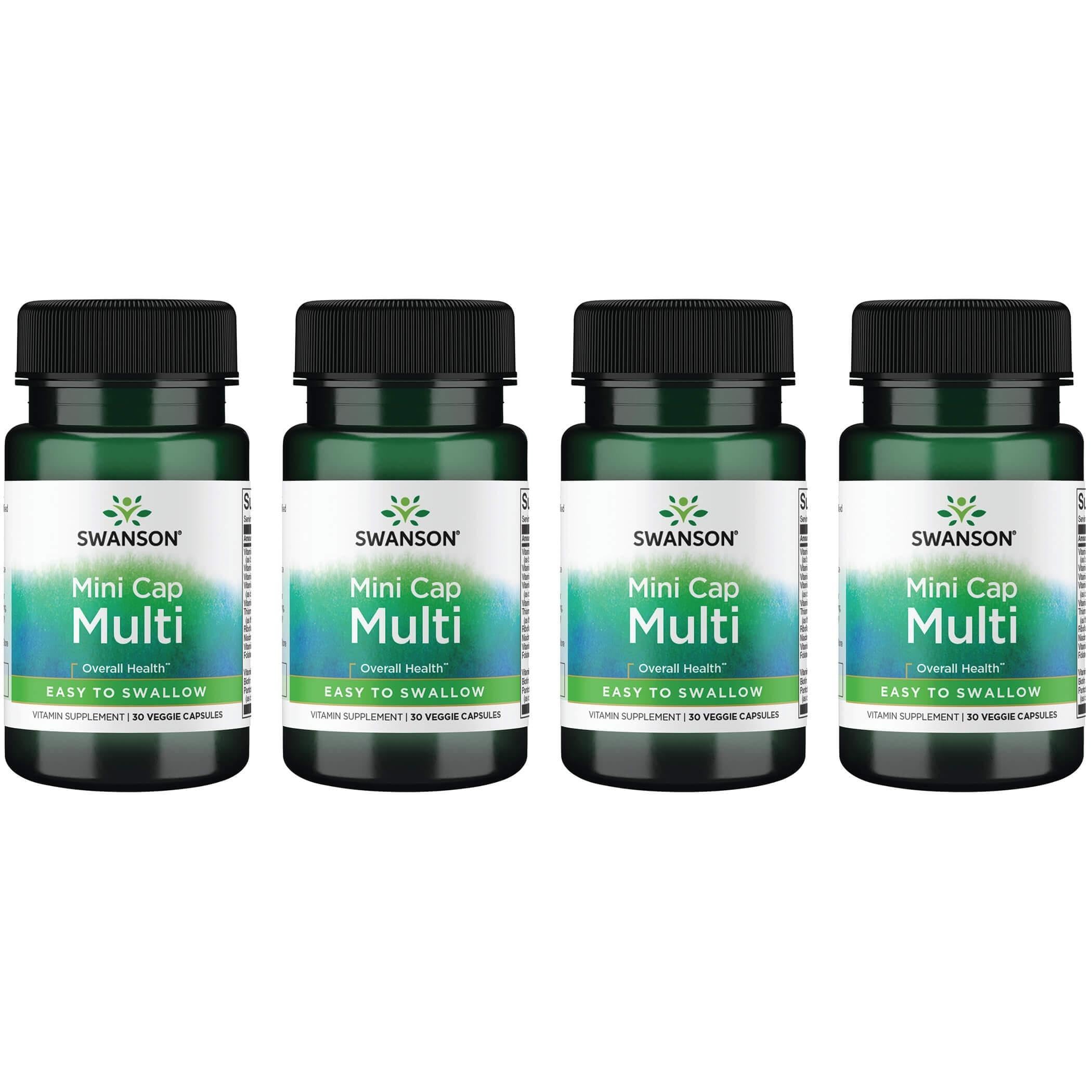 Swanson Daily Multivitamin Without Minerals capsules in bottle support daily nutrition for vegetarians.