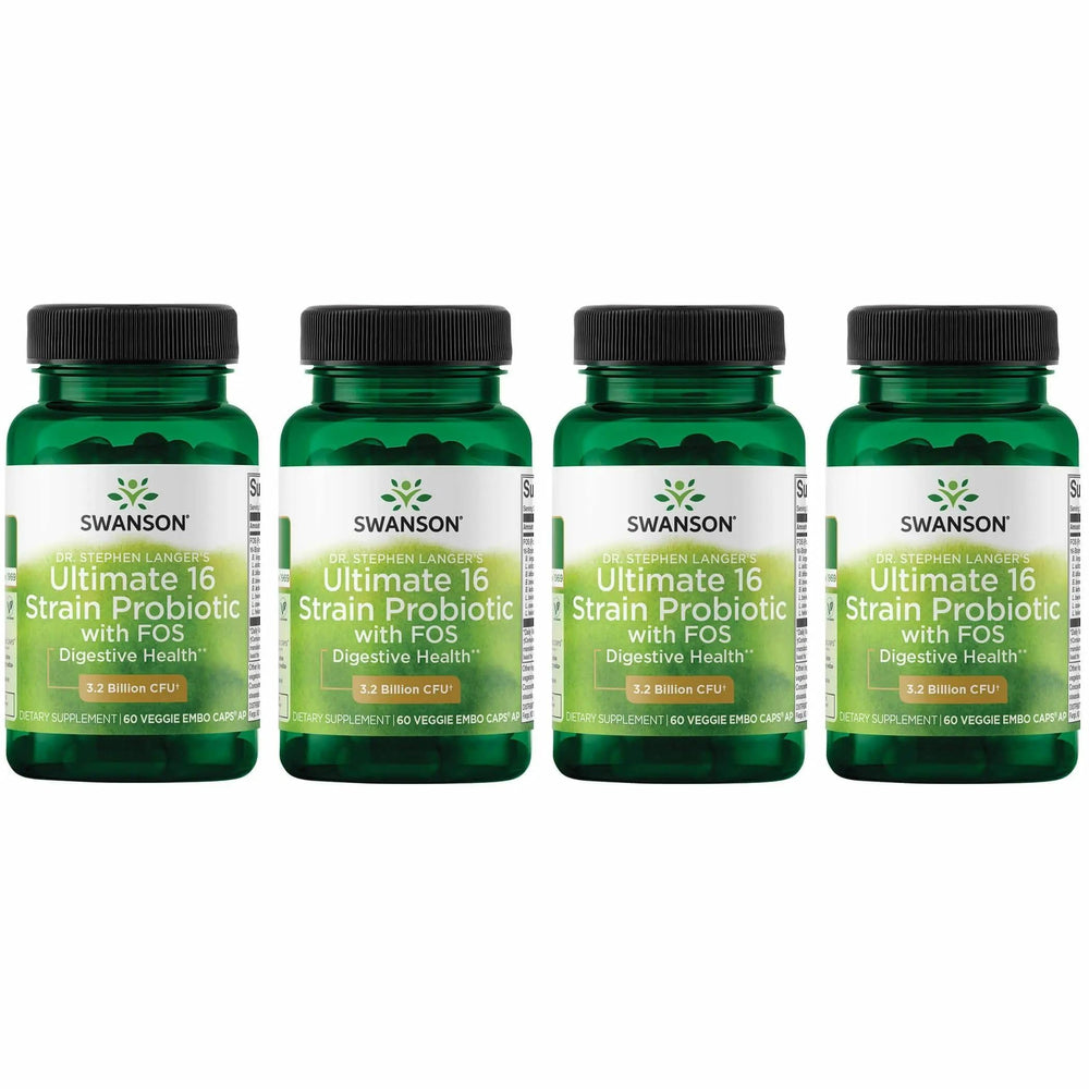 Swanson Dr. Stephen Langer probiotic bottle supports daily digestion.