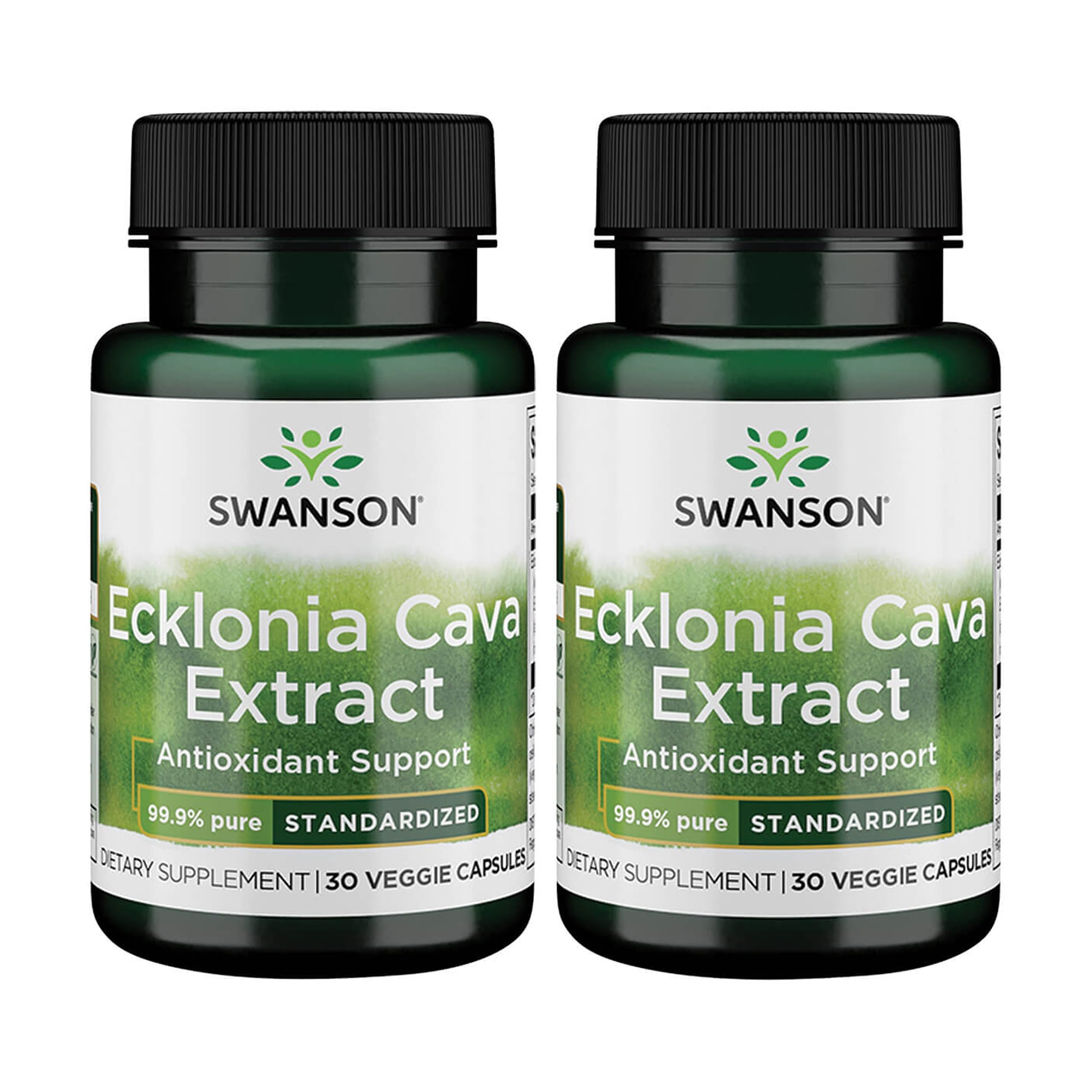 Swanson Ecklonia Cava Extract bottle shows pure, standardized capsules for daily use.
