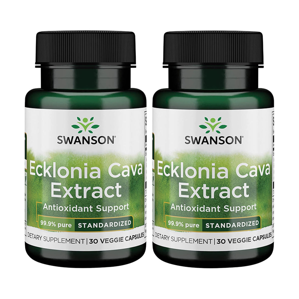 Swanson Ecklonia Cava Extract bottle shows pure, standardized capsules for daily use.