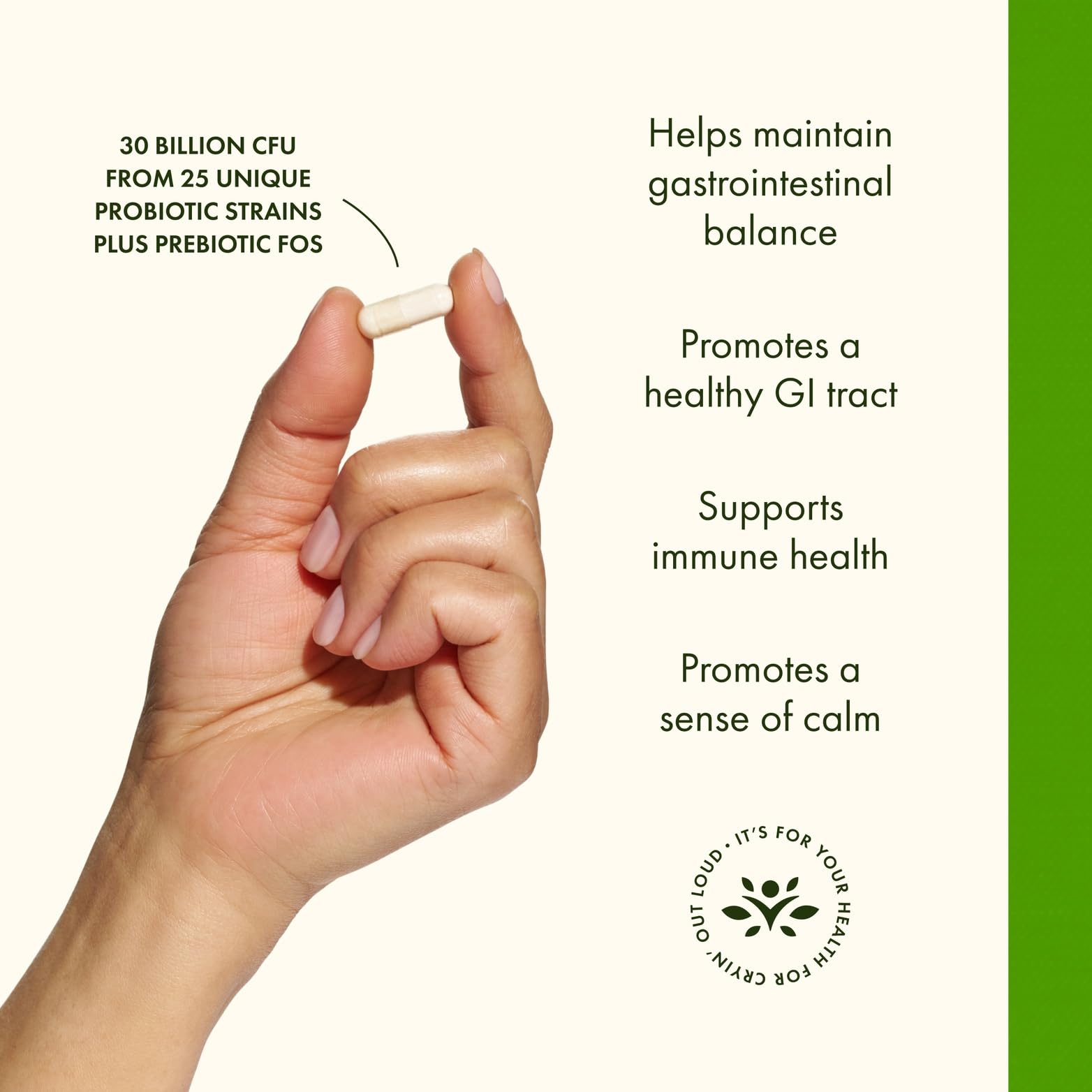 Swanson Epic-Pro prebiotic NutraFlora FOS graphic underscores gut-friendly nourishment.