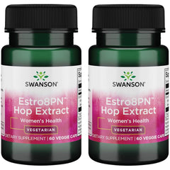 Swanson Estro8Pn hop extract bottle front for daily phytoestrogen support.