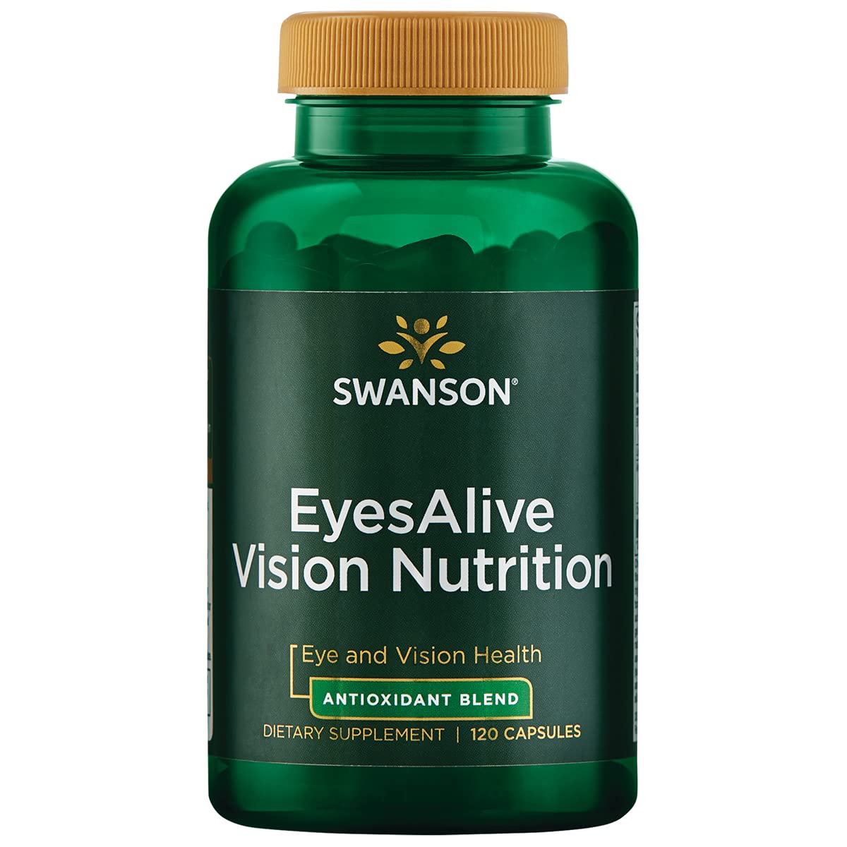 Swanson EyesAlive bottle front view highlighting eye nutrition support