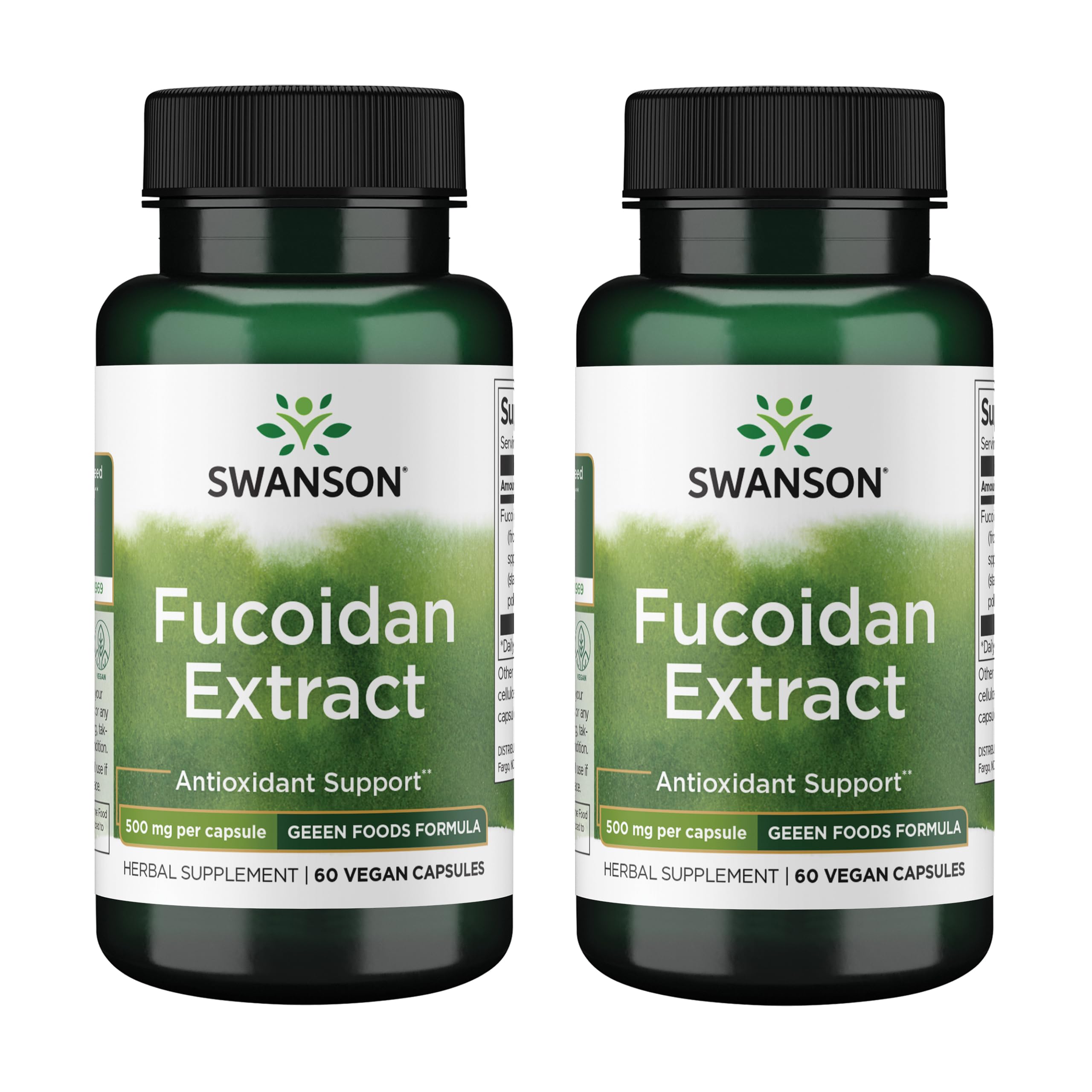 Swanson Fucoidan Extract bottle-front highlighting immune-support potential in daily routine