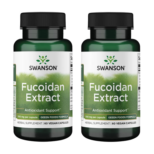 Swanson Fucoidan Extract bottle-front highlighting immune-support potential in daily routine