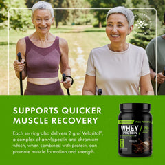 Swanson Full Potential Whey Protein chocolate hydration bottle signals electrolytes for endurance