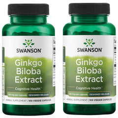 Swanson Ginkgo Biloba delayed-release capsule for memory support and cognitive focus