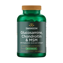Swanson Glucosamine Chondroitin Msm Hyal-Joint bottle close-up for joint support.