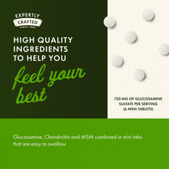Ingredient graphics for Swanson Glucosamine Chondroitin MSM joint support