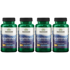 Swanson Graminex flower pollen extract bottle for prostate support.