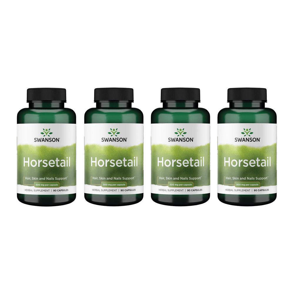 Swanson Horsetail bottle showing 90 capsules for daily beauty support