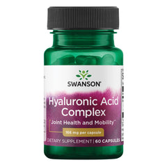 Swanson Hyal-Joint bottle front showing potent hyaluronic complex for joint support.