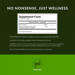 Swanson Indole-3-Carbinol with Resveratrol label highlights product details for informed choices.