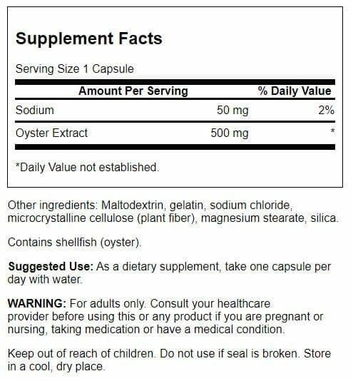 Swanson Kyoto Oyster Extract capsules for convenient daily wellness support.