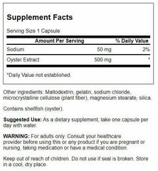 Swanson Kyoto Oyster Extract capsules for convenient daily wellness support.