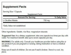Close-up of Swanson capsules showing 750 mg per capsule.