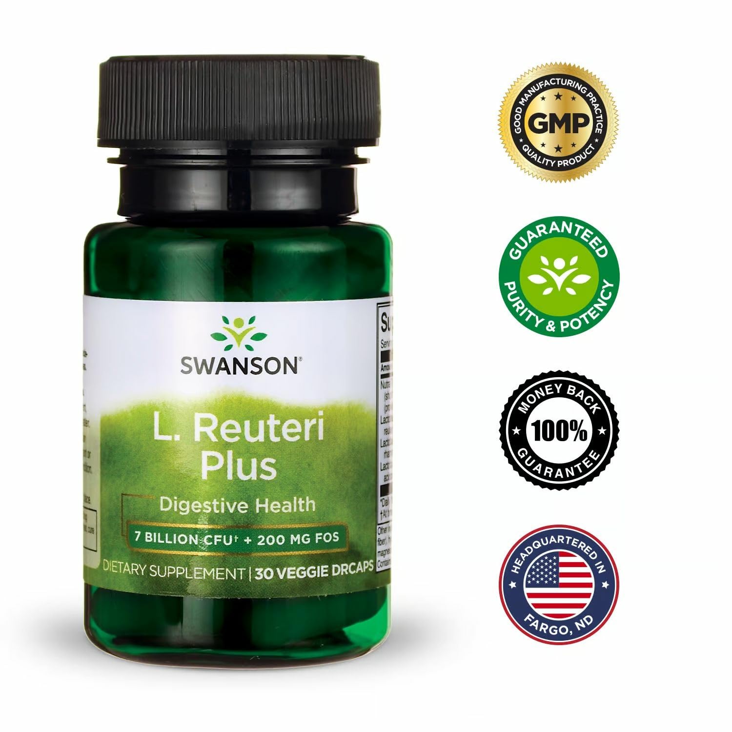 Swanson LRP Plus bottle on shelf signaling trusted quality