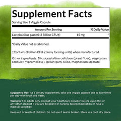 Swanson Lactobacillus Gasseri capsules close-up