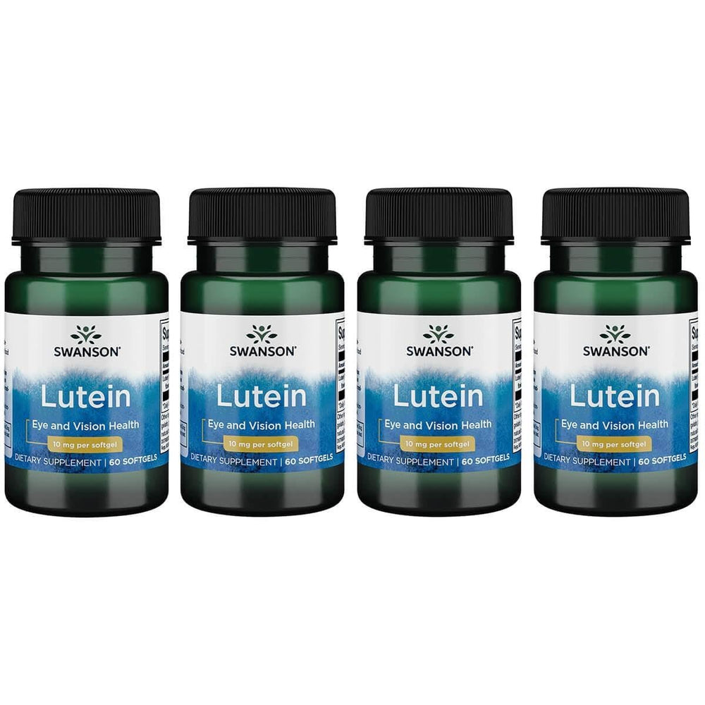 Swanson Lutein 10 mg 60 sgels, vision support for healthy eyes