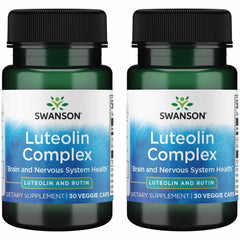 Swanson Luteolin Complex bottle shown for daily antioxidant support.