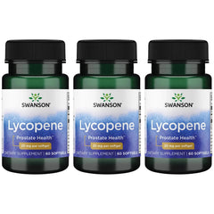 Swanson Lycopene softgel bottle for daily heart and prostate support.