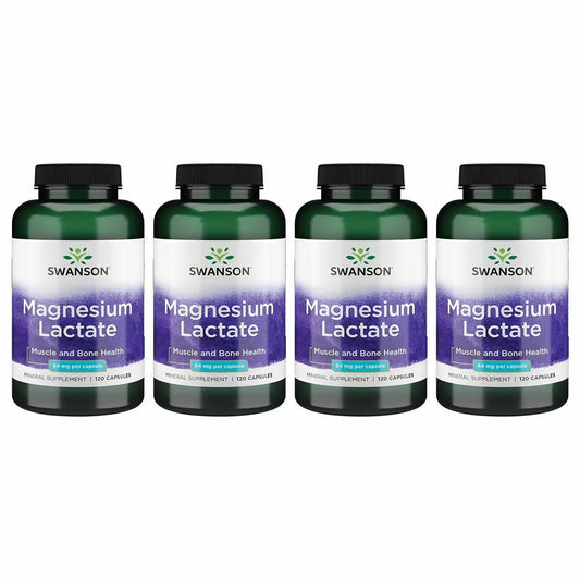 Swanson Magnesium Lactate bottle pour, convenient daily mineral support