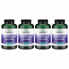 Swanson Magnesium Lactate bottle pour, convenient daily mineral support