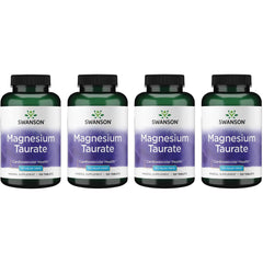 Swanson Magnesium Taurate bottle front, a trusted mineral supplement for daily wellness