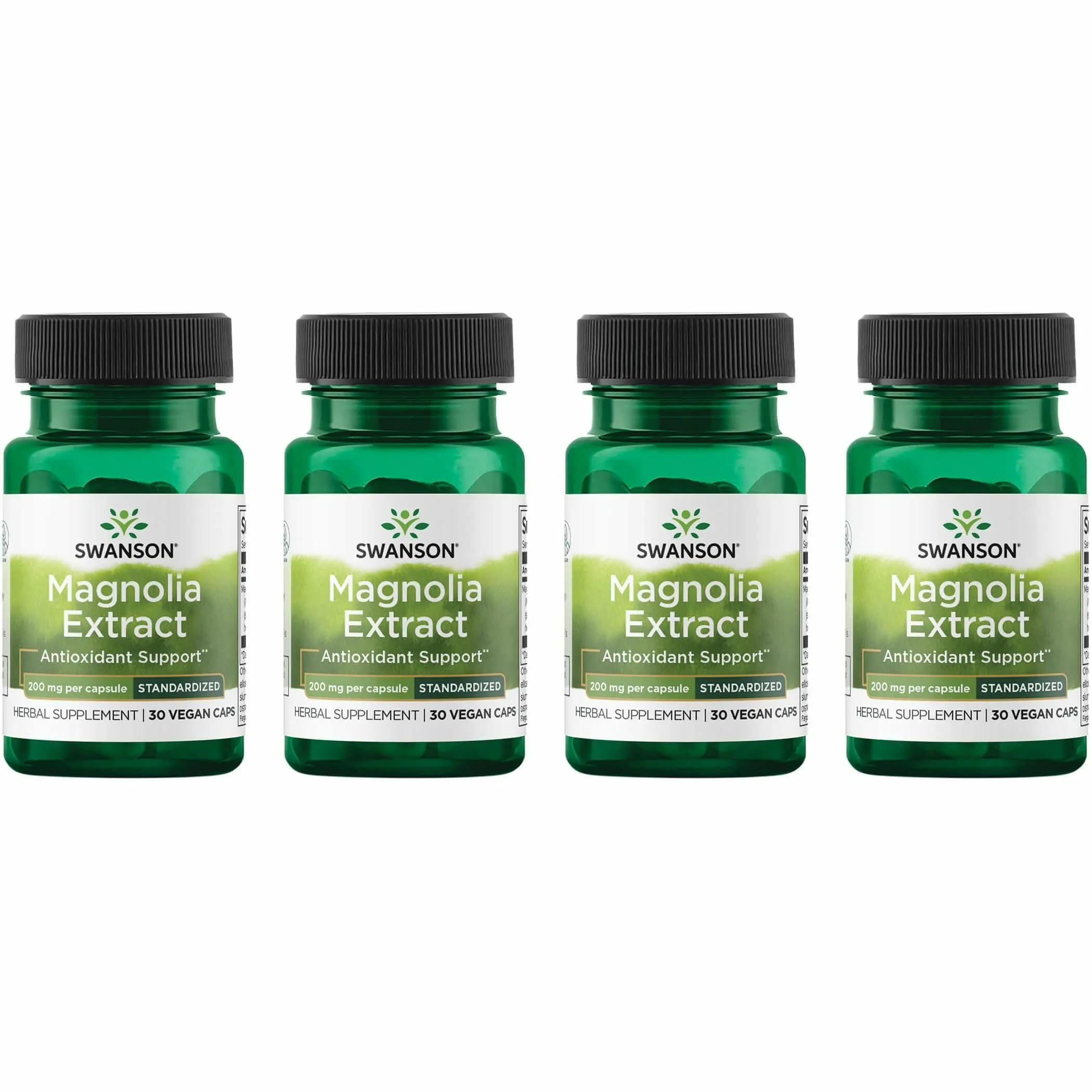 Swanson Magnolia Bark bottle capsules supporting digestive comfort.