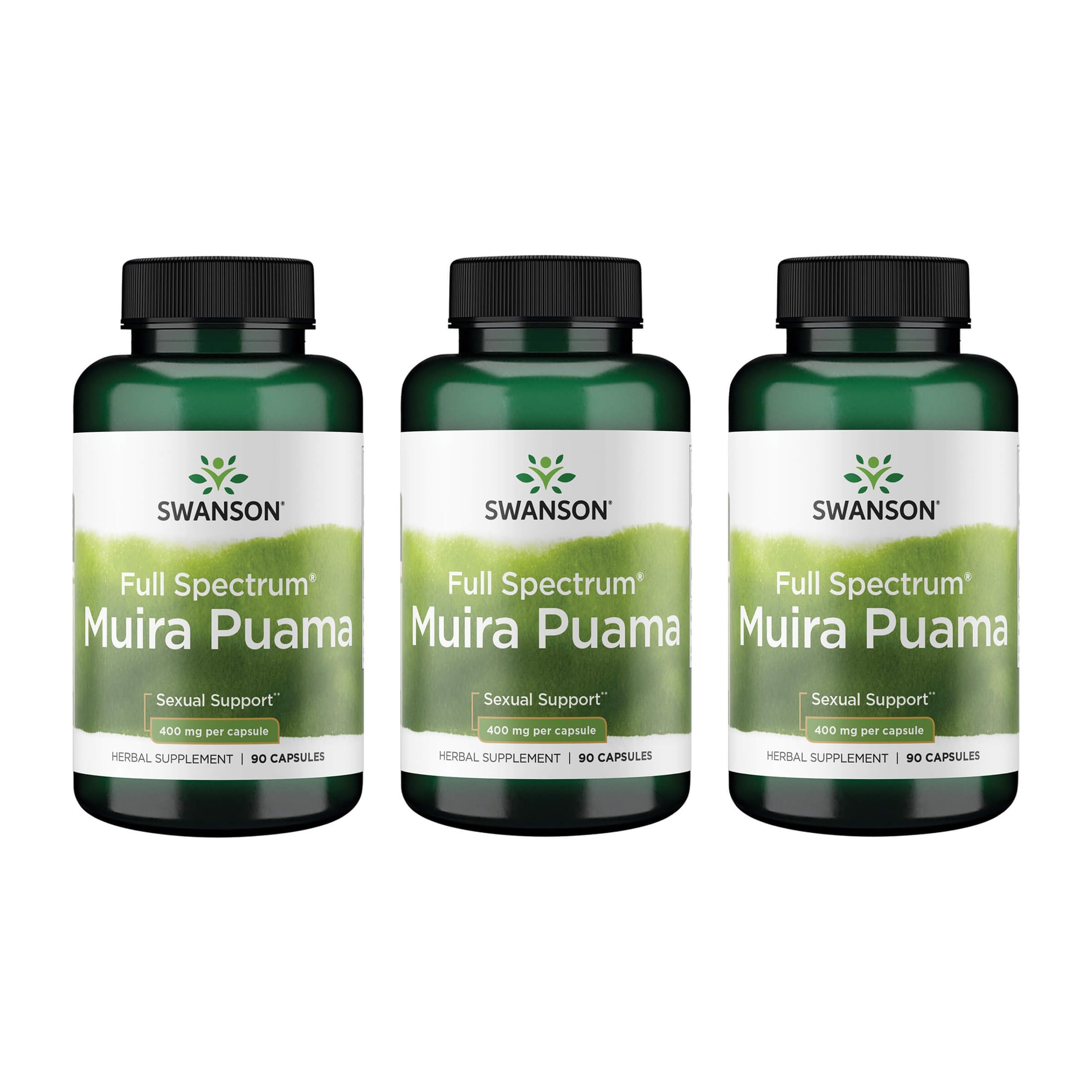 Swanson Muira Puama Root bottle pour supports vitality potential