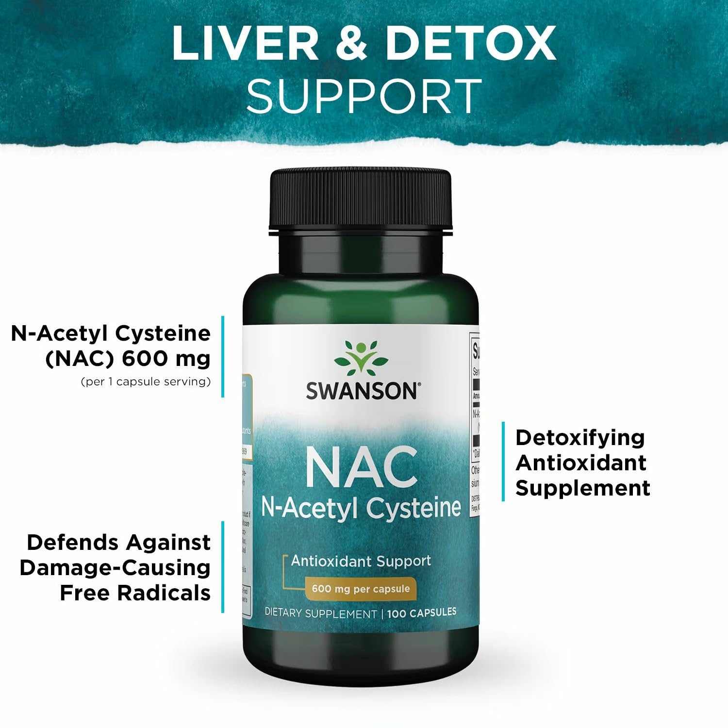 Swanson NAC capsules on shelf imply a convenient daily routine.
