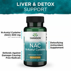 Swanson NAC capsules on shelf imply a convenient daily routine.