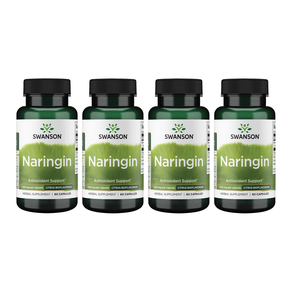 Swanson Naringin 500 mg capsules bottle front showing citrus bioflavonoid support