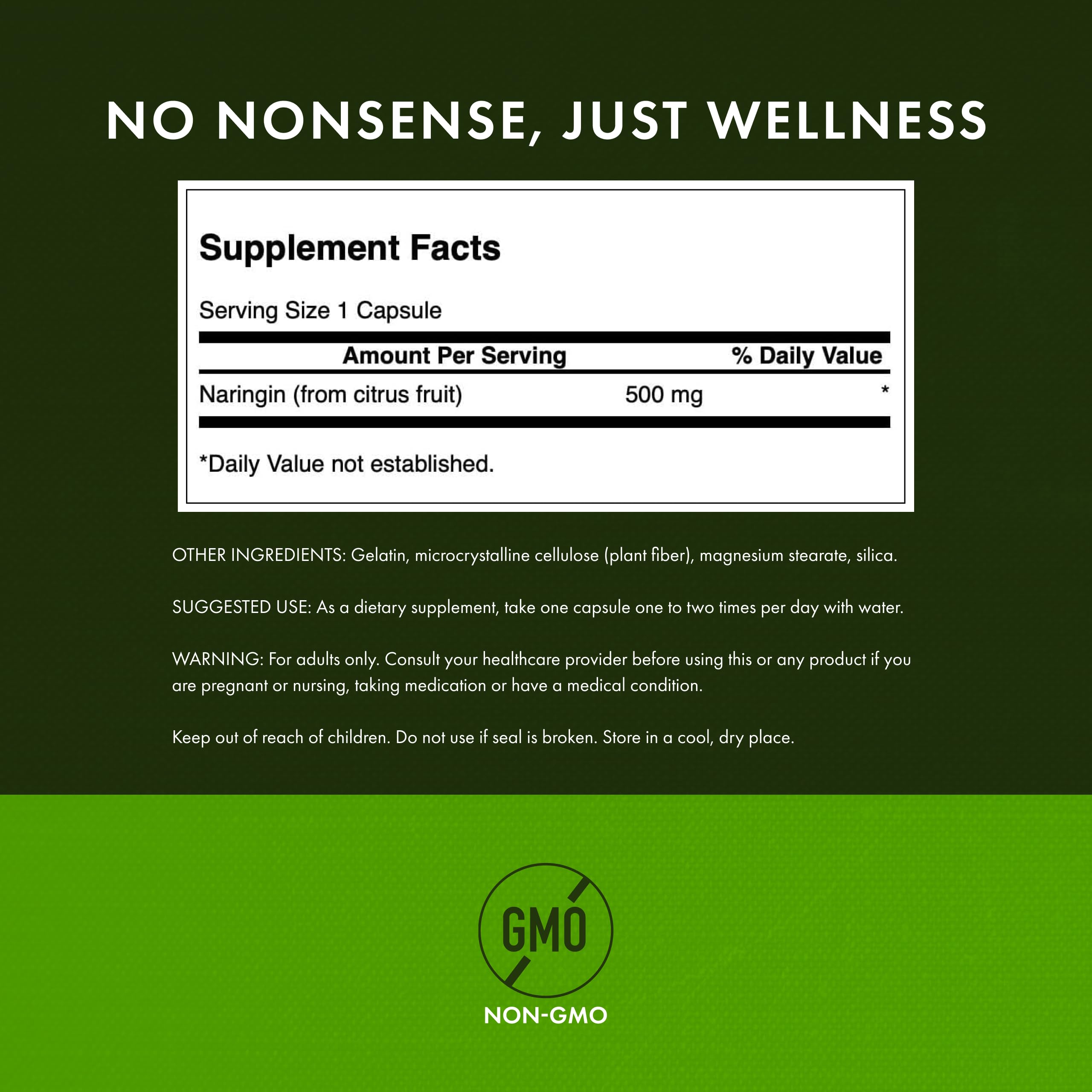 Swanson Naringin 4-pack bottles illustrating value for daily citrus bioflavonoid intake