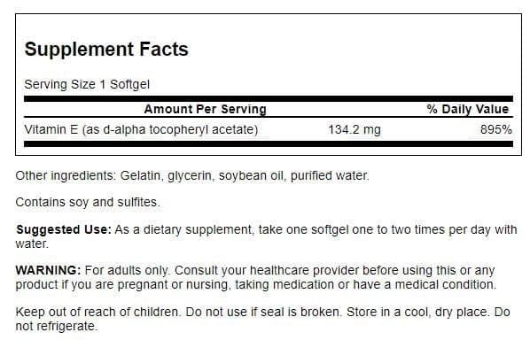 Swanson Natural Vitamin E 2-pack bottle image, convenient multi-pack for ongoing heart health and antioxidant protection.