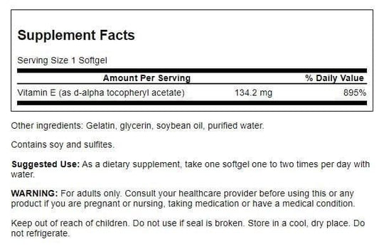 Swanson Natural Vitamin E 2-pack bottle image, convenient multi-pack for ongoing heart health and antioxidant protection.