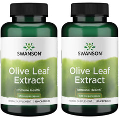 Swanson Olive Leaf Extract bottle for daily wellness